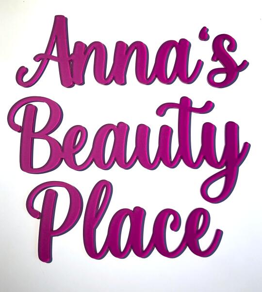 Prénom en acrylique