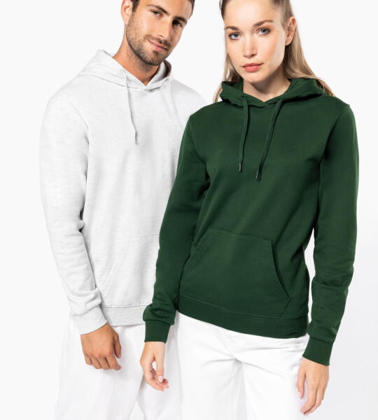 Sweat-shirt recyclé à capuche unisexe