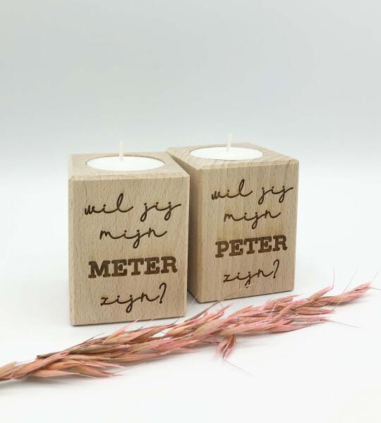 Theelichthouder - Meter