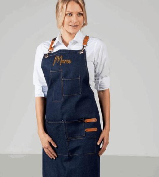 Stoere denim schort