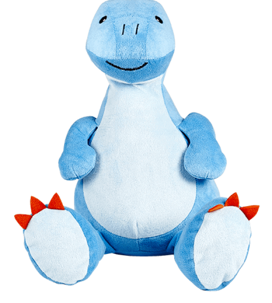 Blauwe dino