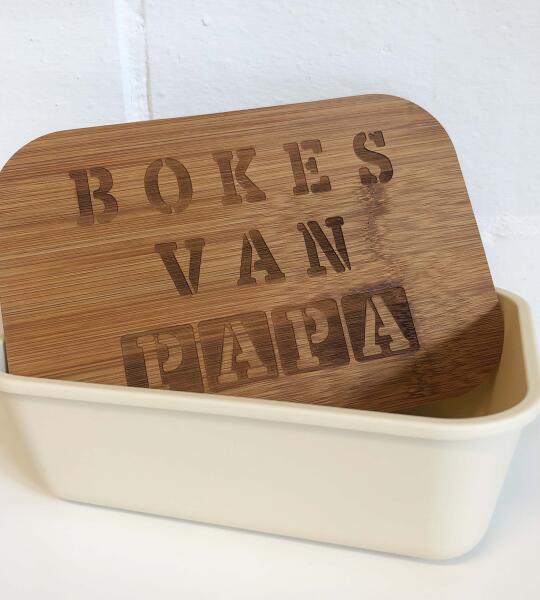 Brooddoos 'Bokes van Papa'