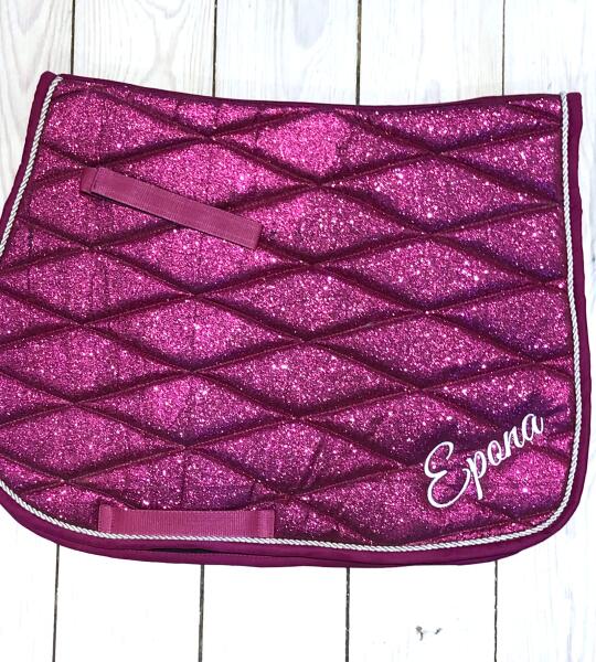 Glitter Zadeldekje met Naam - SHETLAND