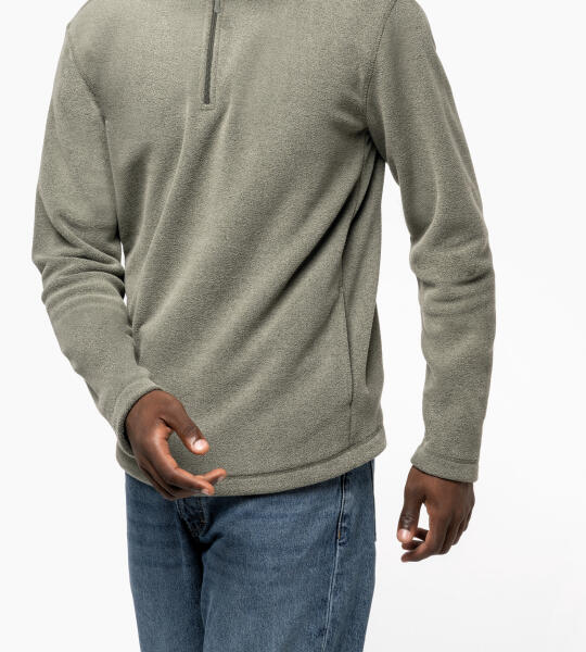 Enzo - Fleece met ritskraag