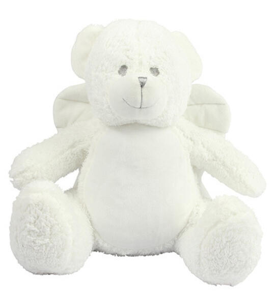 Knuffel Witte Beer Engeltje met Vleugeltjes