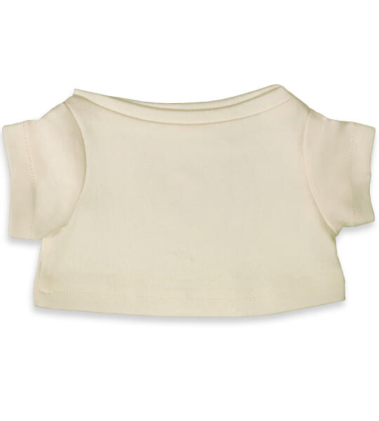 Klein T-shirtje voor teddybeer – met velcro – geborduurd