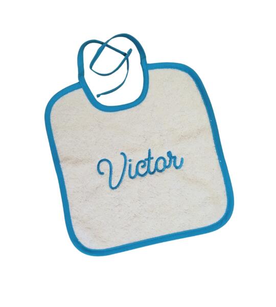 Gepersonaliseerd slabbetje met lintjes