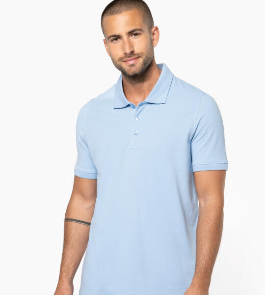 Polo piqué manches courtes homme