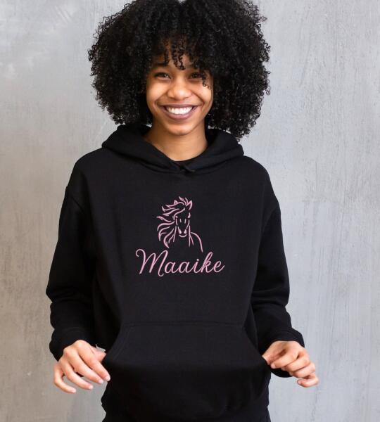 Hoodie avec cheval (vue de face)