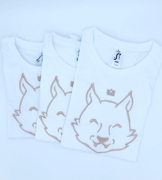 Geborduurd Kinder-T-shirt