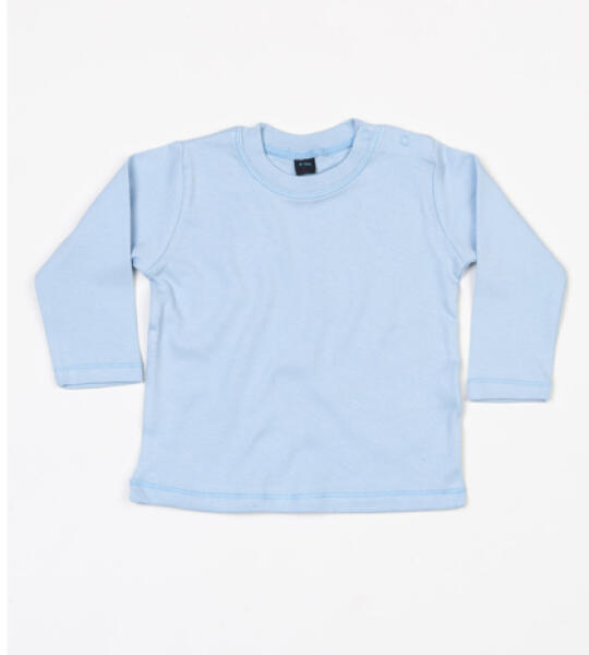 T-shirt bébé manches longues – brodé avec prénom ou logo