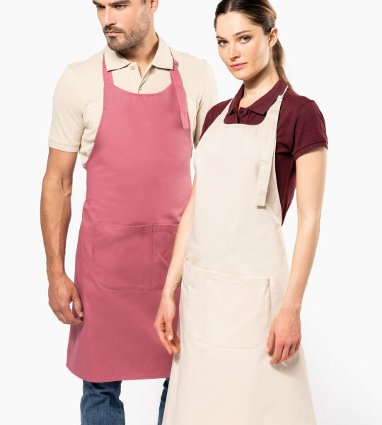 Katoenen Schort met Zak – Personaliseerbaar & Professioneel