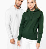 Gerecycled sweater met capuchon uniseks
