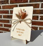 Houten kaart Getuige