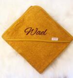 Kaphanddoek met Geborduurde Naam