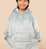 Kinder poncho plaid