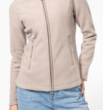Microfleece met rits dames