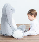 XL Knuffelkonijn met Naam – Gepersonaliseerd pluche konijn (50/68 cm)