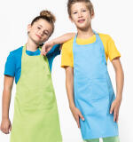 Kinderschort katoen met zak – personaliseerbaar met naam of logo