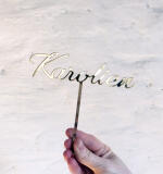 Topper de gâteau prénom Acrylic