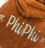 Premium Badjas met Capuchon