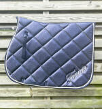 Tapis de Selle à Paillettes avec Nom