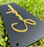 Plaque 3D acrylique