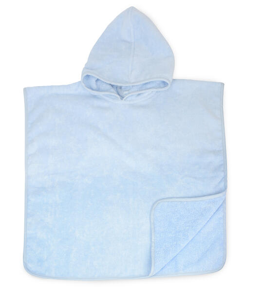 Babyponcho met Capuchon en Geborduurd Diertje