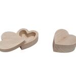 Houten hartvormig kistje – beukenhout met lasergravure