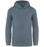 Ecologische Kinderhoodie – Premium sweater van biokatoen met gepersonaliseerde borduring