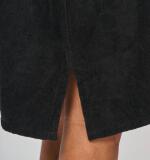 Uniseks poncho met capuchon van badstof