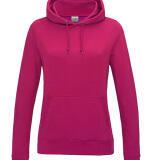 Getailleerde basic dames hoodie – gepersonaliseerd met naam of logo