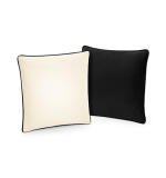 Canvas Kussensloop met Lijntekening van Jouw Foto