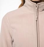 Microfleece met rits dames