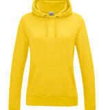 Getailleerde basic dames hoodie – gepersonaliseerd met naam of logo