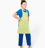Kinderschort katoen met zak – personaliseerbaar met naam of logo