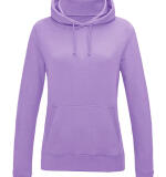 Getailleerde basic dames hoodie – gepersonaliseerd met naam of logo