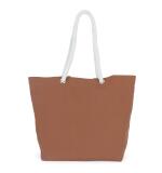 Gepersonaliseerde katoenen totebag in marinestijl – geborduurd, grote capaciteit