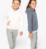 Ecologische Kinderhoodie – Premium sweater van biokatoen met gepersonaliseerde borduring