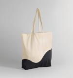 Organic Maxi Bag – Golfprint & Biologisch Katoen – Borduring op Voorzijde