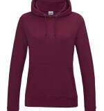 Getailleerde basic dames hoodie – gepersonaliseerd met naam of logo