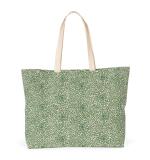 Stijlvolle en duurzame shopper met botanisch motief
