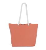 Gepersonaliseerde katoenen totebag in marinestijl – geborduurd, grote capaciteit