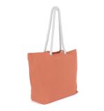 Gepersonaliseerde katoenen totebag in marinestijl – geborduurd, grote capaciteit
