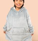 Kinder poncho plaid