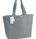 XL Biologische Canvas Draagtas – Met Houten Knevelsluiting