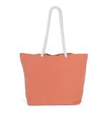 Gepersonaliseerde katoenen totebag in marinestijl – geborduurd, grote capaciteit