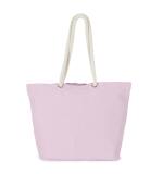 Gepersonaliseerde katoenen totebag in marinestijl – geborduurd, grote capaciteit