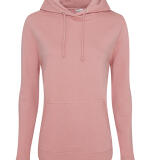 Getailleerde basic dames hoodie – gepersonaliseerd met naam of logo