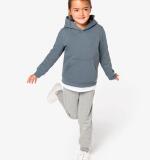 Ecologische Kinderhoodie – Premium sweater van biokatoen met gepersonaliseerde borduring